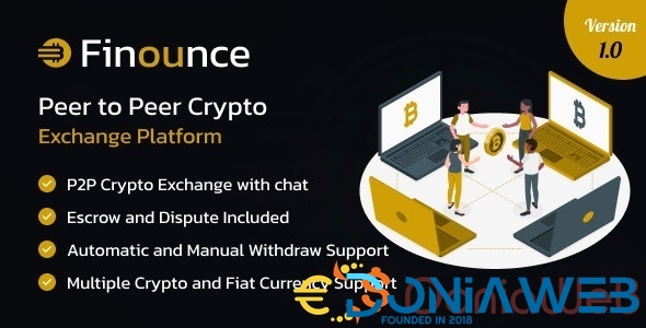 Finounce - An Advance Peer to Peer Crypto Exchange Platform