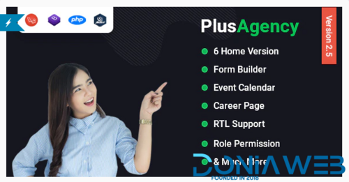 More information about "PlusAgency v2.6.0 - Business Agency CMS & Website Management System"