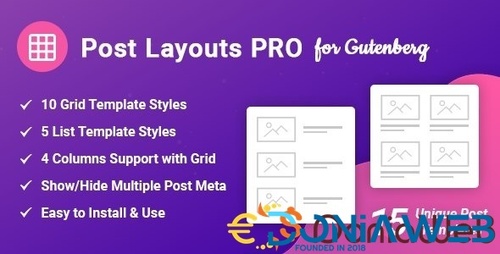 More information about "Post Layouts Pro for Gutenberg"