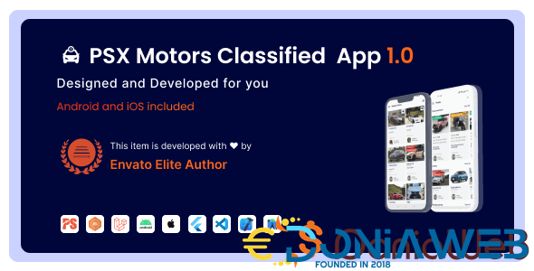 PSX Motors Classified App with Laravel Admin Panel ( 1.0 )