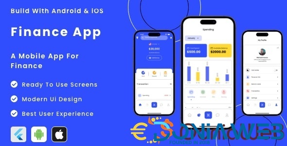 Finance App - Flutter Mobile App Template