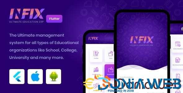 InfixEdu - Open Source Flutter for Android & iOS