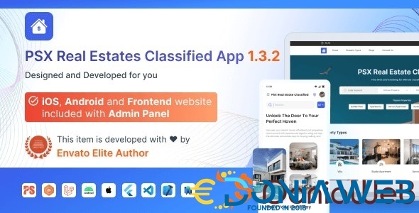 Property & Estate Classifieds | Broker Listings App with Full Frontend and Admin Panel (1.3.1)