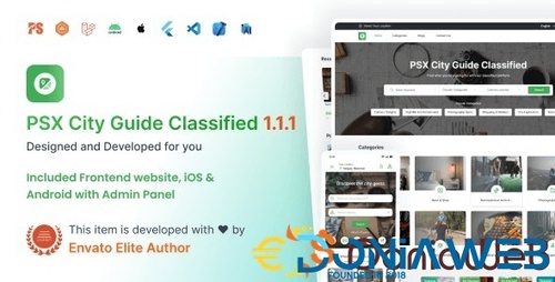 More information about "City Guide : Complete Directory Listing Platform (Frontend, Mobile App with Admin Panel) 1.1.1"