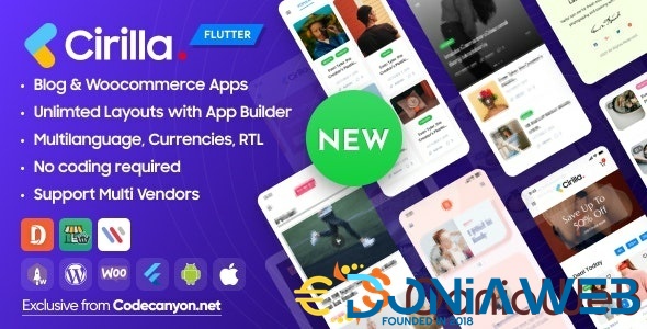 Cirilla - Multipurpose Flutter App For Wordpress & Woocommerce