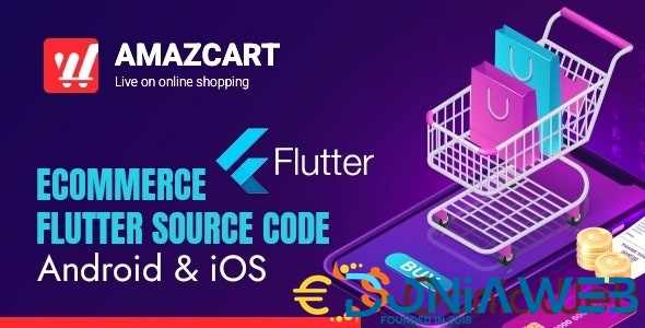 Amazy Flutter Amaz Cart - Ecommerce Flutter Source code for Android and iOS