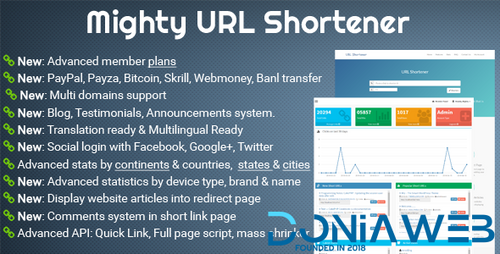 More information about "Mighty URL Shortener | Short URL Script"