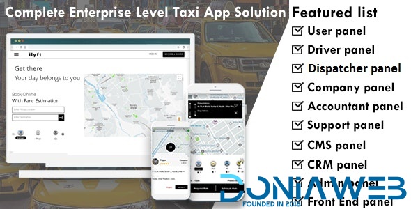 Enterprise Level Complete Taxi App Solutions