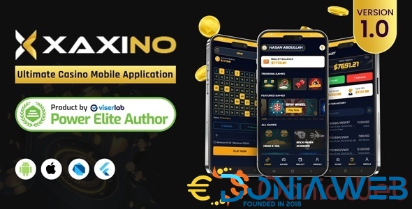 Xaxino - Ultimate Casino Mobile Application