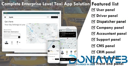 More information about "Enterprise Level Complete Taxi App Solutions"