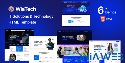 More information about "WiaTech - IT Services & Development HTML Template"