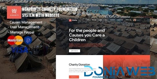 More information about "Charity – Nonprofit Charity Foundation System with Website"