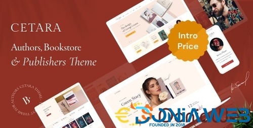 More information about "Cetara - Beautiful WordPress Theme for Authors"