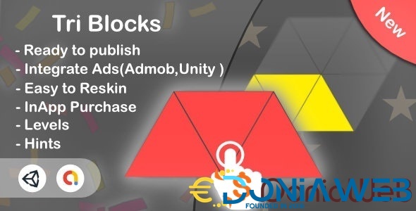 Tri Blocks Puzzle(Unity Complete Game+Admob+iOS+Android)