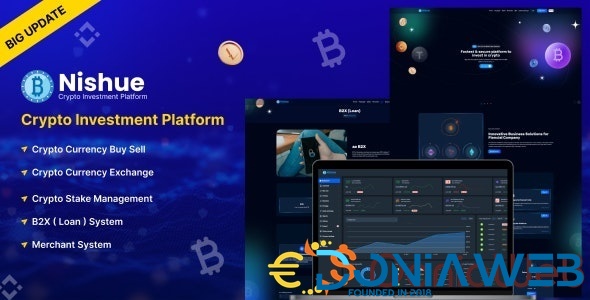 Nishue - CryptoCurrency Buy Sell Exchange and Lending with MLM System | Crypto Investment Platform