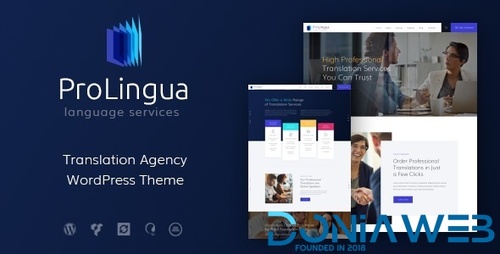 More information about "ProLingua | Translation Services WordPress Theme"