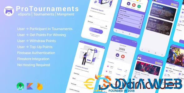 ProTournaments | Esports Tournament Management App (Kotlin/Firebase)