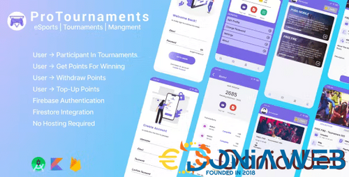 More information about "ProTournaments | Esports Tournament Management App (Kotlin/Firebase)"