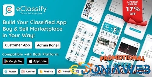 More information about "eClassify - Classified Buy and Sell Marketplace Flutter App with Laravel Admin Panel"