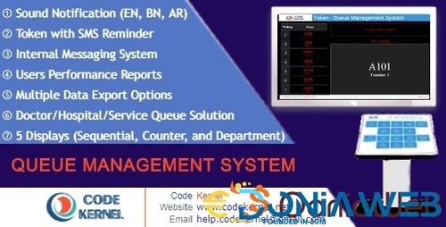 More information about "Queue Management System PHP Script"