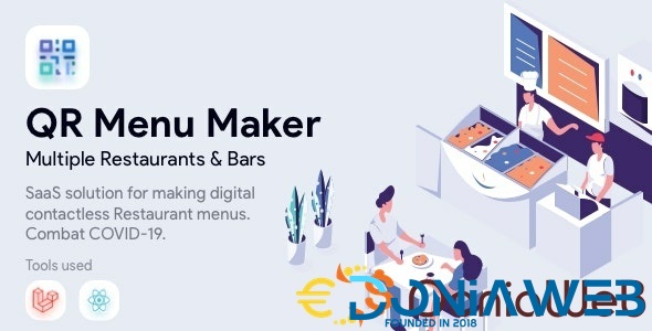 QR Menu Maker - SaaS - Contactless qr restaurant menus