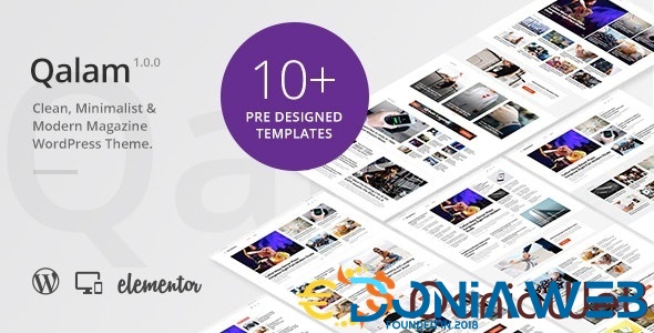 Qalam - NewsPaper and Magazine WordPress Theme