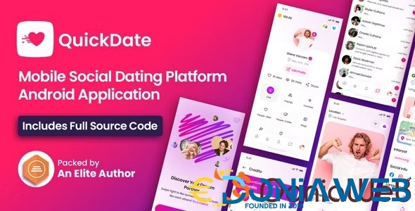 QuickDate Android - Mobile Social Dating Platform Application