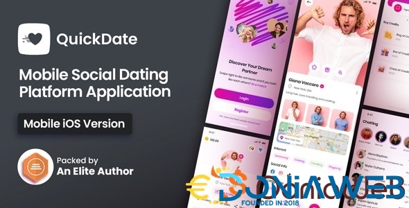 QuickDate IOS- Mobile Social Dating Platform Application