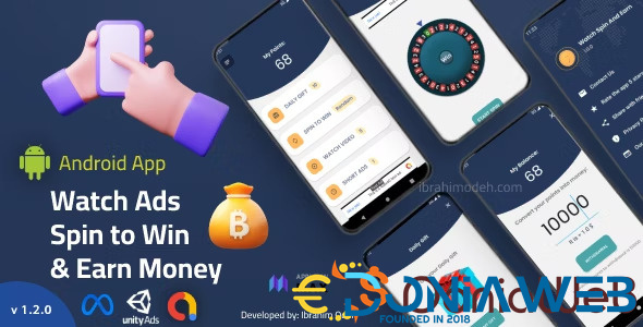 Watch Spin And Earn Money App with Admob