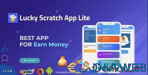 More information about "Lucky Scratch to Win Android App Lite with Earning System - Admin Panel (Admob + Applovin + Yodo1)"