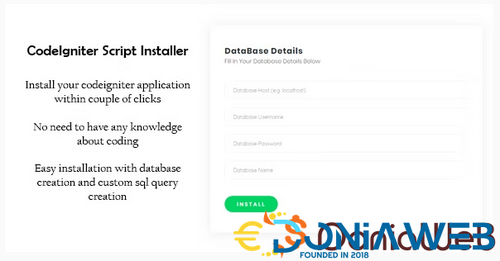 More information about "CodeIgniter Script Installer"