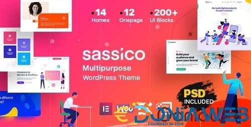 More information about "Sassico - Multipurpose Saas Startup Agency WordPress Themes"