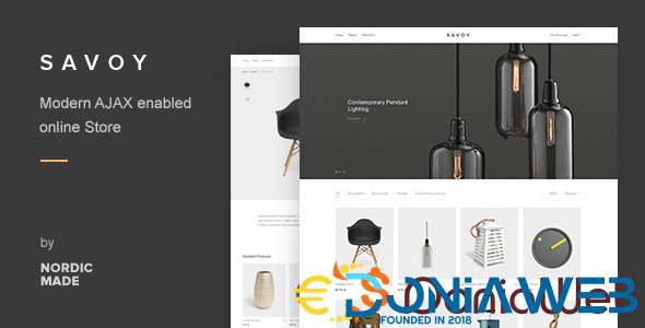 Savoy - Best Minimalist AJAX WooCommerce Theme