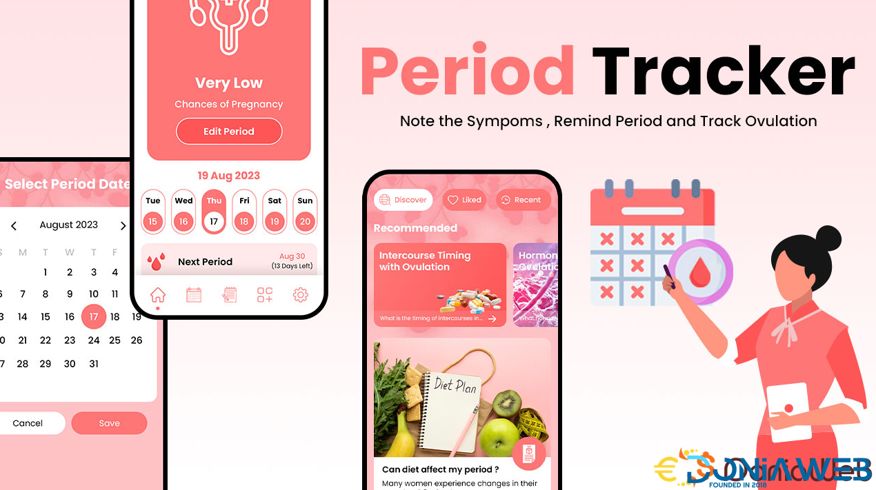 Period Tracker - Clue Period - My Calendar - Ovulation Tracker - Fertilo Period - Health Tracker