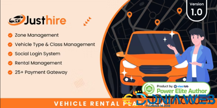 JustHire - Vehicle Rental Platform