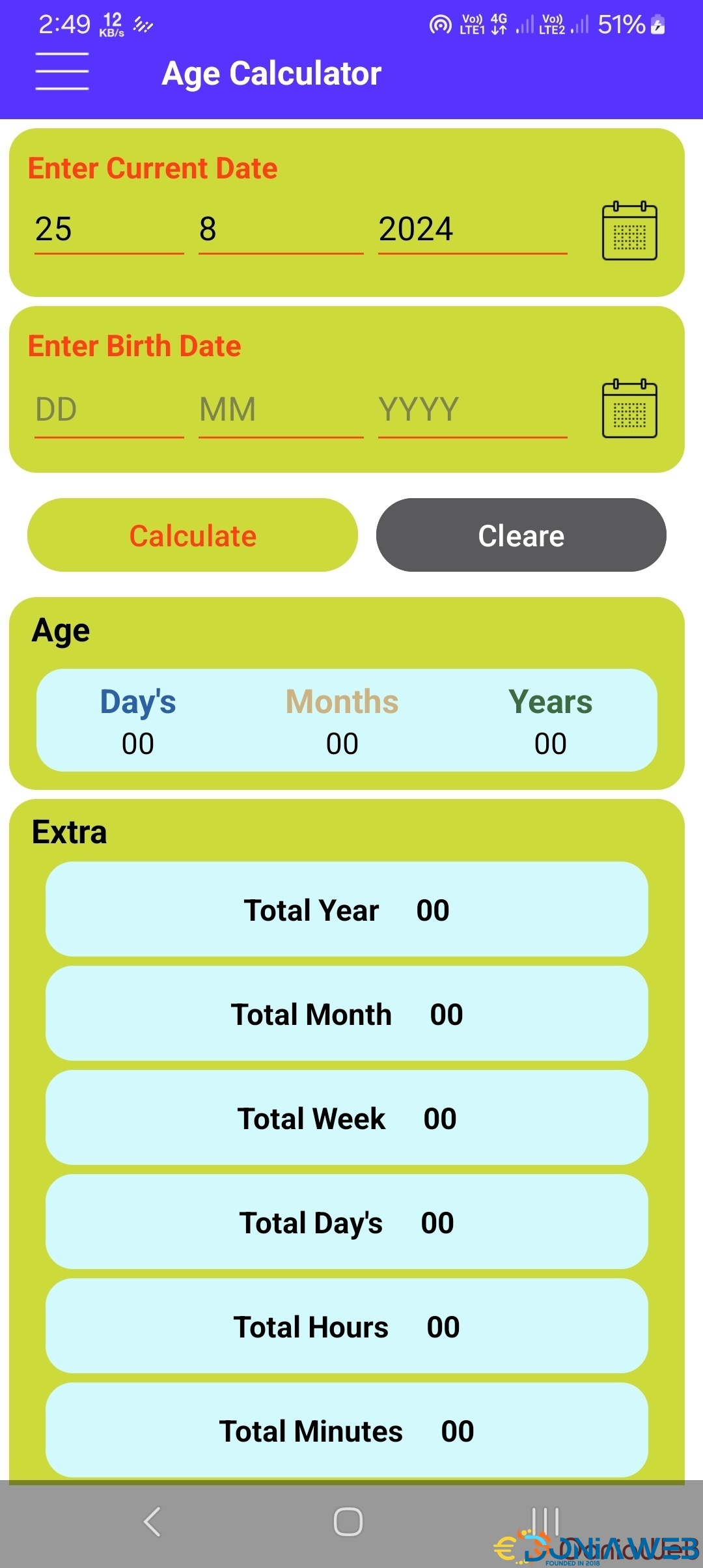 Age Calculator