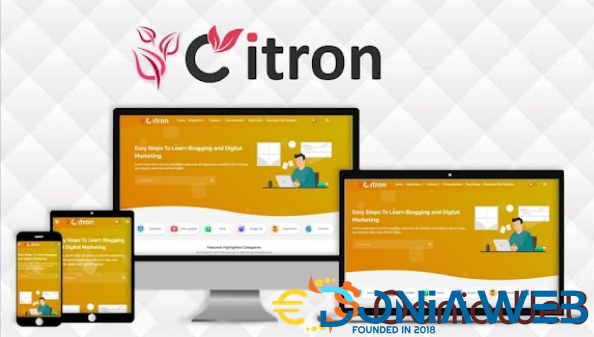 Citron - Responsive & SEO Blogger Template