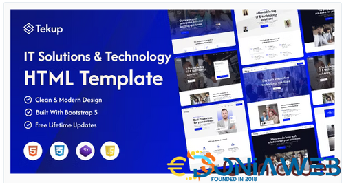 More information about "Tekup - Technology IT Services Html Template"