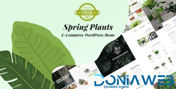 Spring Plants - Gardening & Houseplants WordPress Theme