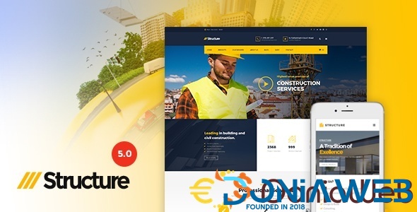 Structure - Construction WordPress Theme