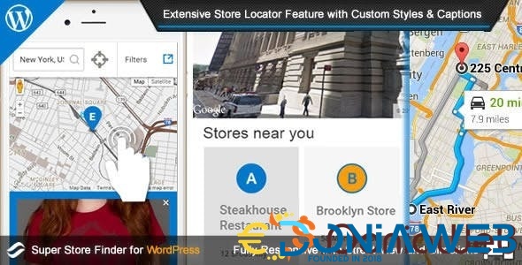 Super Store Finder for WP (Google Maps Store Locator)