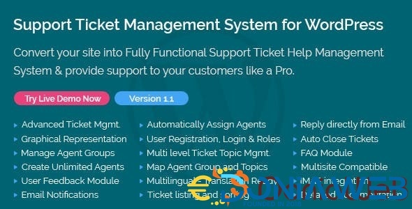 Support Ticket Management System for WordPress