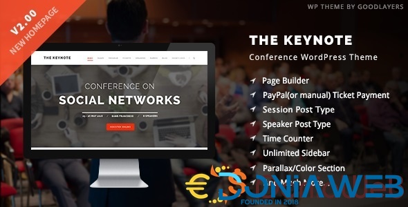 The Keynote - Conference / Event / Meeting WordPress Theme