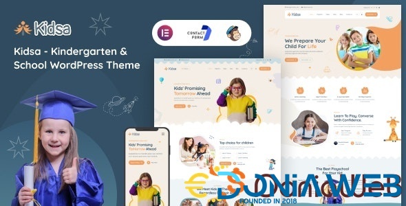 Kidsa - Kindergarten & School WordPress Theme