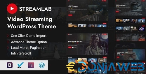 More information about "Streamlab - Video Streaming WordPress Theme"