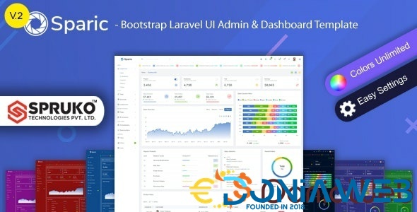 Sparic - Laravel Admin dashboard Template