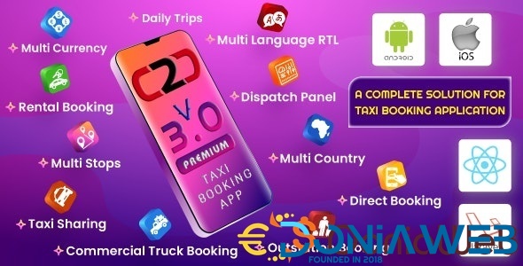 Cab2door Online Taxi Booking App Full Solution