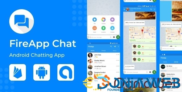 FireApp Chat - Android Chatting App with Groups