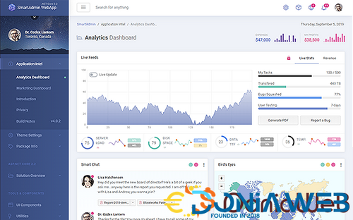 More information about "SmartAdmin - ASP.NET Core Responsive WebApp"