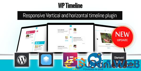 WP Timeline – Responsive Vertical and Horizontal timeline plugin